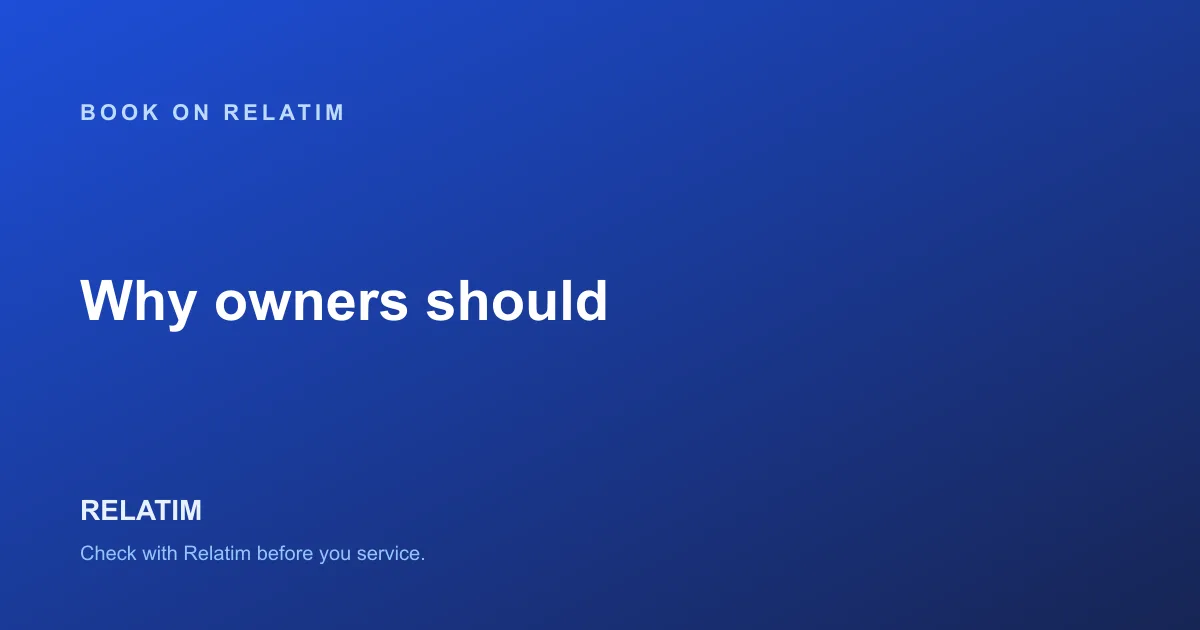 Why Book Car and Bike Service on Relatim